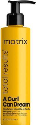 Matrix Light hold gel for curly and wavy hair A Curl Can Dream ( Light Hold Gel) 200 ml (Haarwachs, 200 ml)