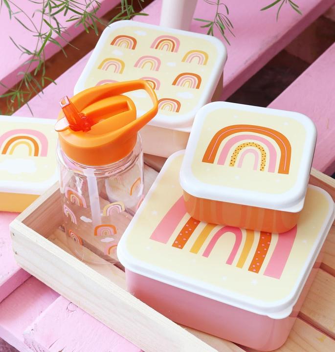 Produktbild A Little Lovely Company ALLC Lunch & Snackbox Rainbow SBSERA41
