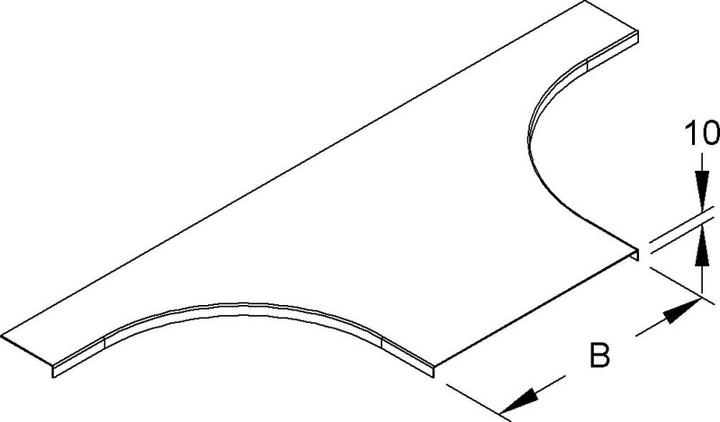 Actual product image Niedax Cover for T-piece RTAD 500 E3