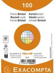 Produktbild Exacompta Karteikarte Format der Karte: DIN A6 Ausführung der Lineatur: liniert (105 x 148 mm, 205 g/m², 100 x)
