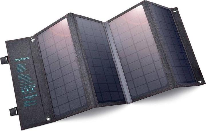 Actual product image Choetech Foldable solar panel 36W (40 W, 1.55 kg)
