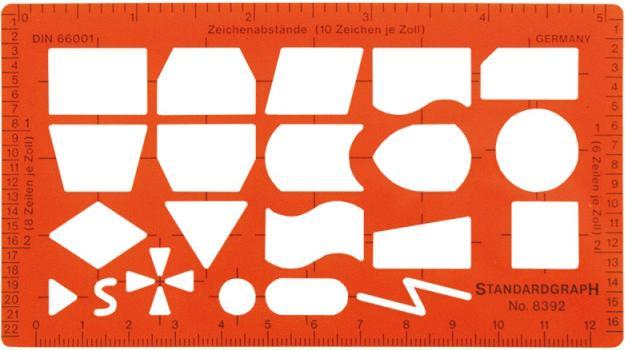 Actual product image Standardgraph Schablone Edp