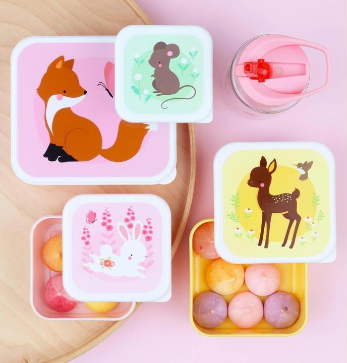 A Little Lovely Company Lunch & Snackbox Forest Friend SBSEFO27