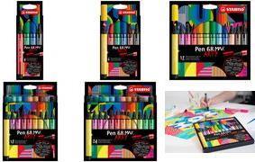 Image du produit STABILO PEN 68 MAX ARTY - Feutre de coloriage (Multicolore, 24 x)