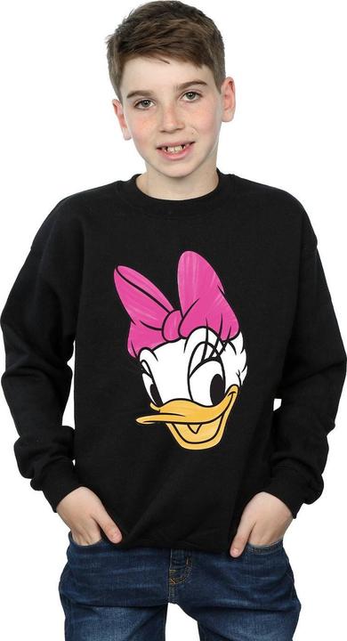 Actual product image Disney Boys Daisy Duck Head Painted Sweatshirt (152, 158)