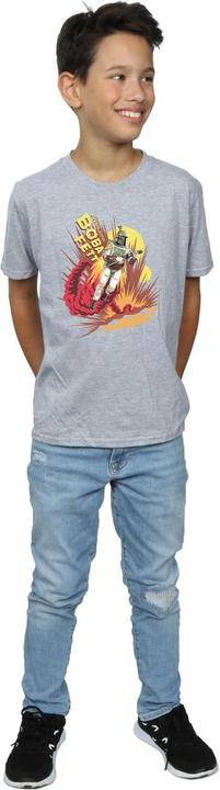 Actual product image Star Wars Boys Boba Fett Rocket Powered T-Shirt (140, 146)