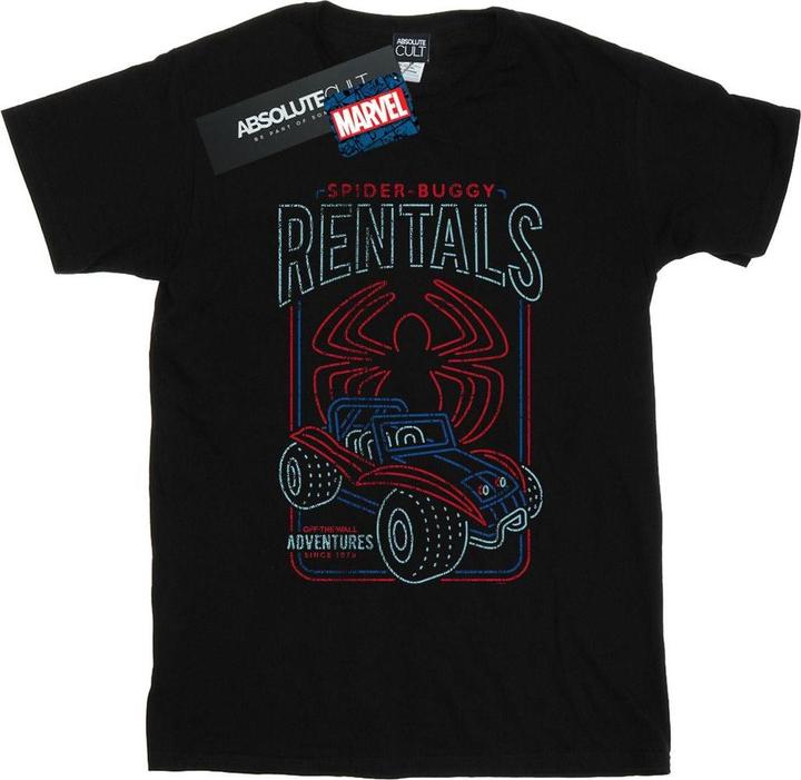 Actual product image Mens Spider-Man Spider-Buggy Rentals T-Shirt (3XL)
