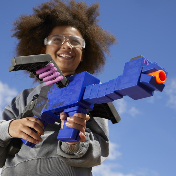 Actual product image Hasbro Minecraft Ender Dragon Blaster and 12 Nerf Elite Darts