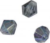 Image du produit Rayher Perles taillées en brillant, 4mm ø, irisées, bleut