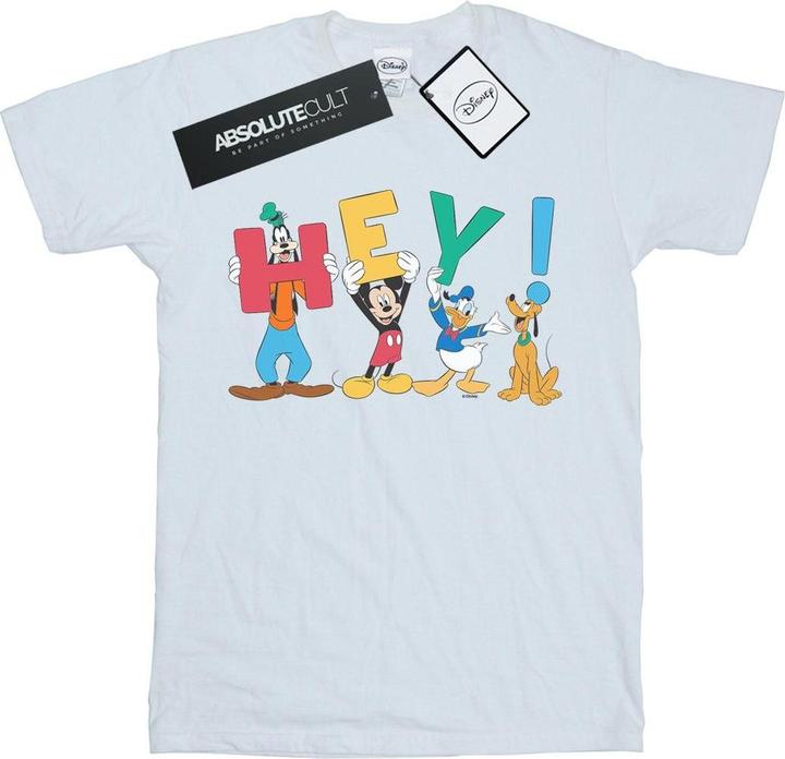 Actual product image Disney Boys Mickey Mouse Friends Hey T-Shirt (140, 146)