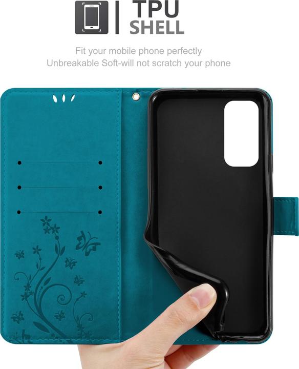 Produktbild Cadorabo Flower Book Hülle (OnePlus Nord 2 5G)