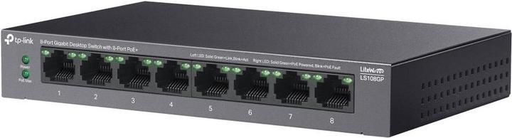 Immagine prodotto TP-Link Switch desktop Gigabit a 8 porte con 8 porte PoE+ LS108GP (8 Porti)