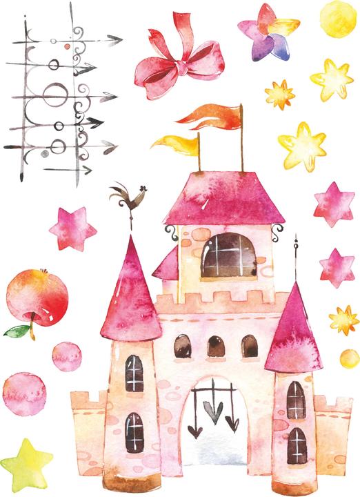 Immagine prodotto Papierdrachen Tatuaggi da parete - Unicorno (2 x 22 x 32 cm)