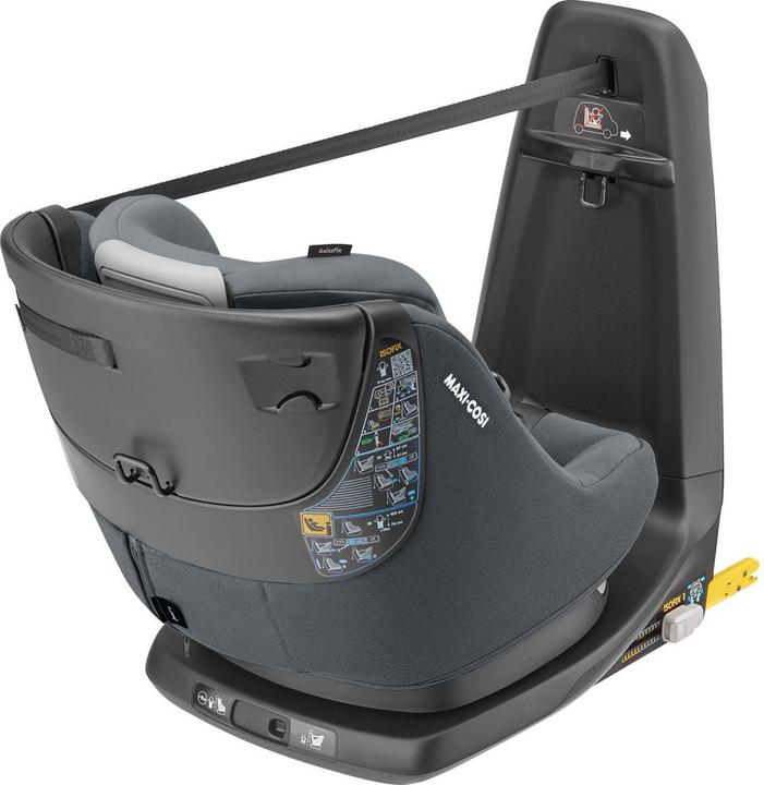 Actual product image Maxi-Cosi AxissFix Authentic Graphite (Reboarder, ECE R129/i-Size Standard)