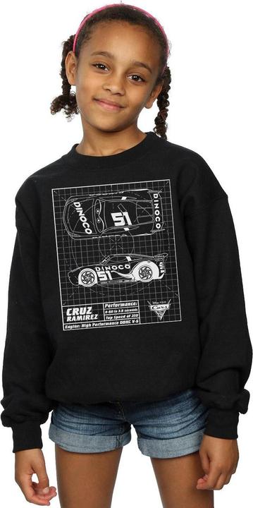 Immagine prodotto Disney Cars Cruz Ramirez Blueprint Felpa Ragazze (116)