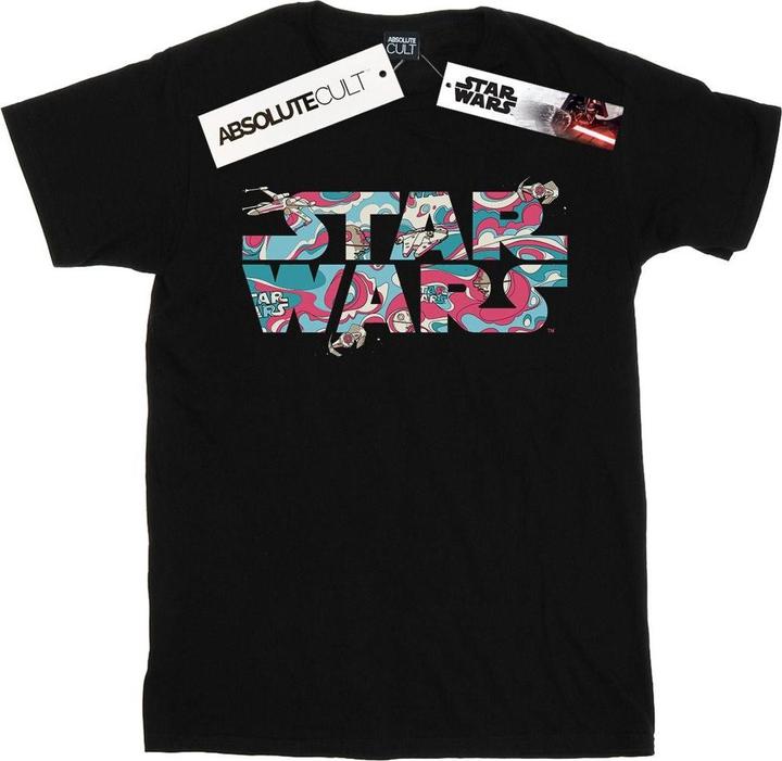 Star Wars Wavy Ship Logo TShirt (M)