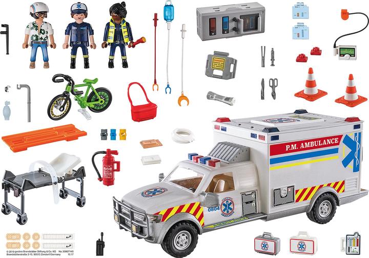 Produktbild Playmobil Rettungs-Fahrzeug: US Ambulance (70936, Playmobil City Action)