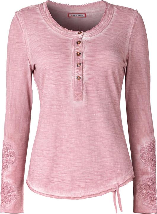 Joe Browns Crochet Patch Henley Top