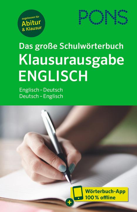 Produktbild Das grosse Schulwörterbuch Klausurausgabe Englisch (Deutsch, Englisch, 2023)