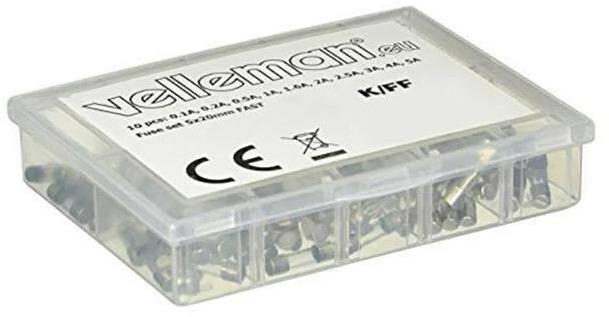 Velleman K/FF Fine wire fuse set 5x20mm (Micro fuse, 5 A, Nimble)