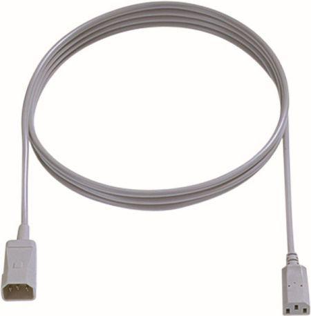 Image du produit Bachmann Cordon d'alimentation C14 à C13 gris, Câble d'extension (1.50 m)