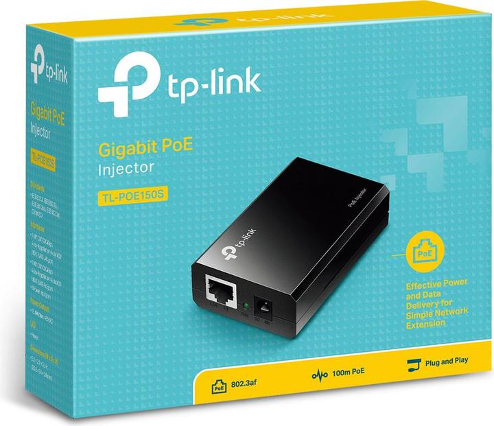 Produktbild TP-Link Tl-Poe150s (802.3af (PoE), 15.40 W)