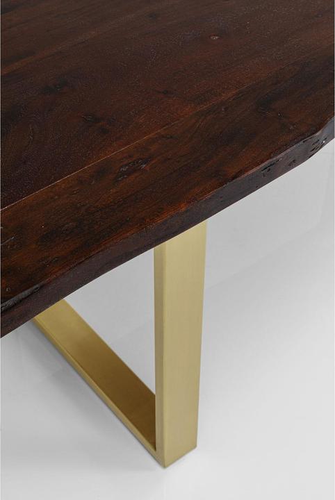 Image du produit Kare Design Table Harmony Walnut laiton 180x90cm (180 x 90 x 76 cm)
