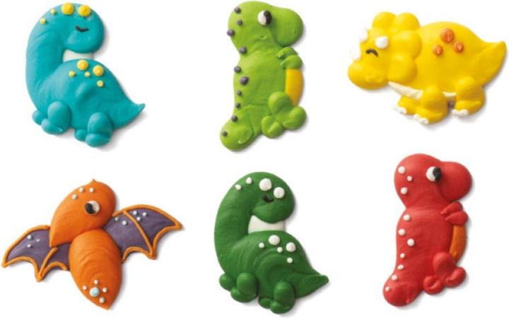 Actual product image Decora Sugar decoration dinosaur (6 x)