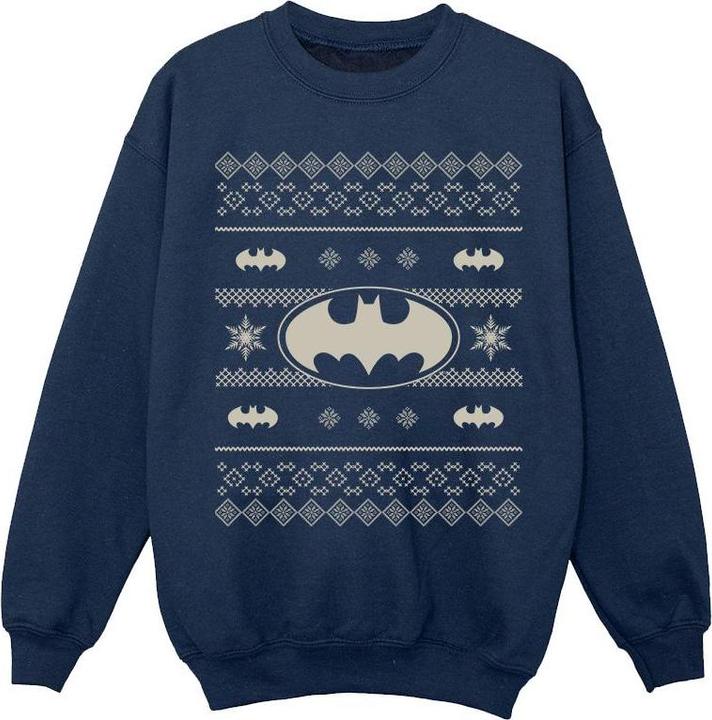 Produktbild Universal Textiles Christmas Knit Batman Sweatshirt Jungen (140, 146)