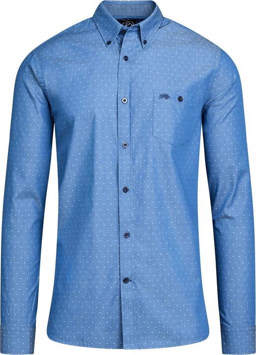 Actual product image Raging Bull Mens Dobby Long-Sleeved Shirt (5XL)
