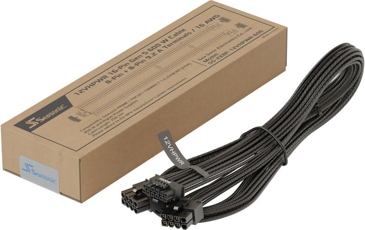 Immagine prodotto Seasonic 12VHPWR Cavo adattatore 75 cm, nero
