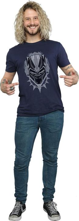 Immagine prodotto Maglietta da uomo con la testa di Pantera Nera (3XL)