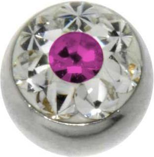 Fuchsia, argenté