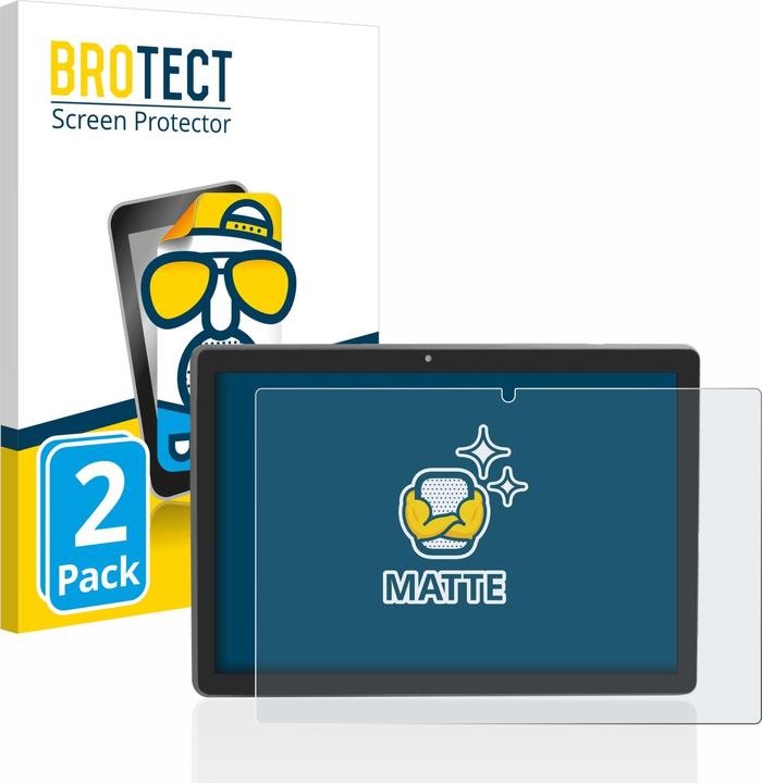 Actual product image BROTECT Anti-glare screen protector matt (2 Piece, Tab-912 4G)