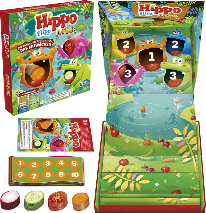 Actual product image Hasbro Gaming Hippo Flipp Junior (German)