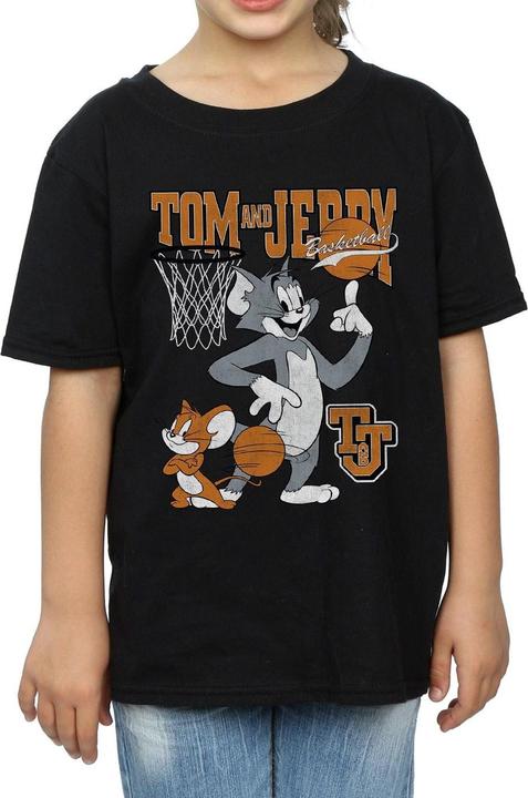 Immagine prodotto Tom & Jerry Spinning Basketball Maglietta Ragazze (116)