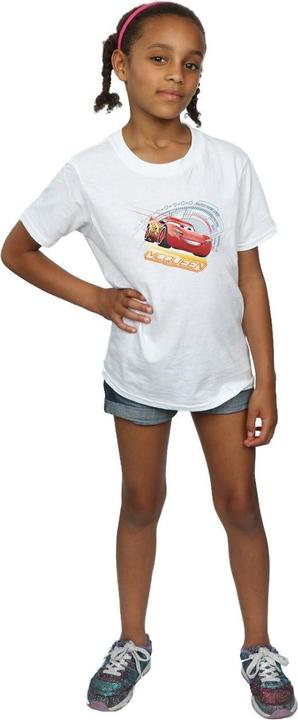 Actual product image Cars Girls Lightning McQueen Cotton T-Shirt (128)