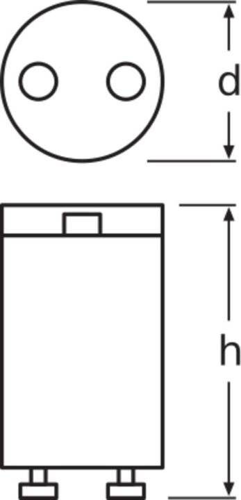 Actual product image Osram ST 171 quick-action fuse starter