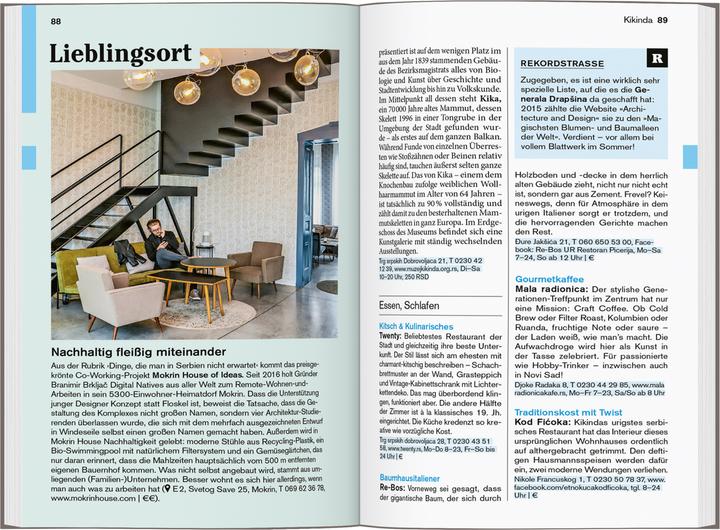 Produktbild Reise-Taschenbuch Reiseführer Serbien
