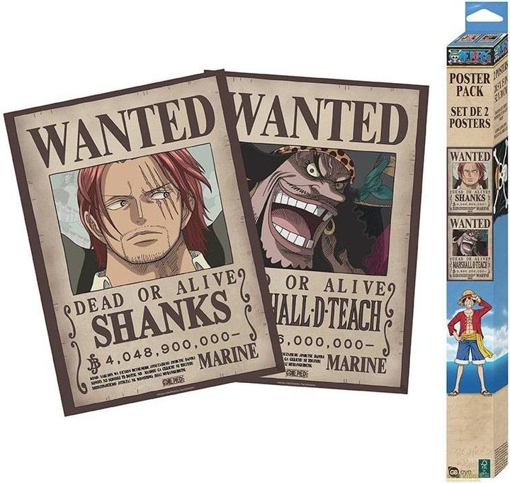 Produktbild ABYstyle One Piece - Wanted Shanks & Teach (52 x 38 cm)