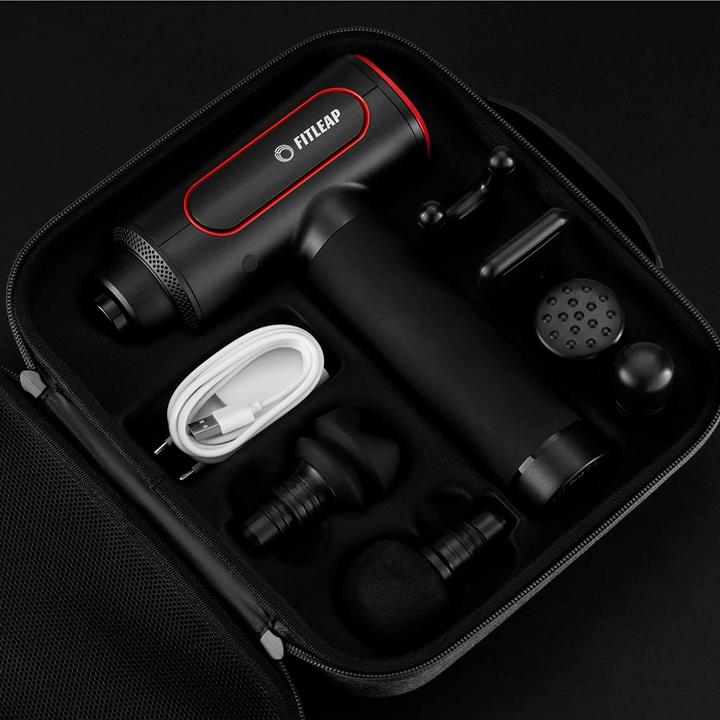 Immagine prodotto Fitleap Massagepistole, Massage Gun Pro mit 6 Köpfen und 6 Modi, USB-C Ladeanschluss