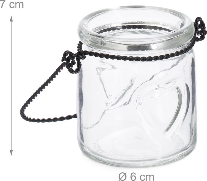 Immagine prodotto Relaxdays 12x lanterna (12 x, 6 x 6 x 7 cm)