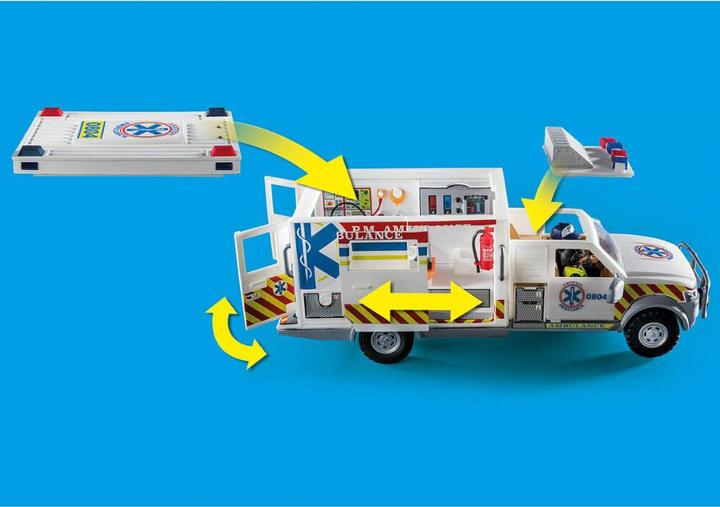 Produktbild Playmobil Rettungs-Fahrzeug: US Ambulance (70936, Playmobil City Action)