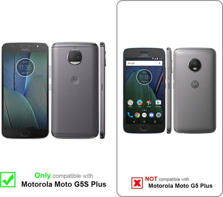 Produktbild Cadorabo Flip wie Invisible Cover (Motorola Moto G5S Plus)