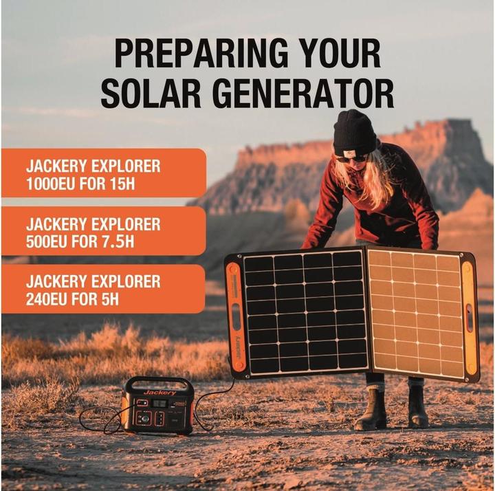 Image du produit Jackery SolarSaga (100 W, 4.69 kg)