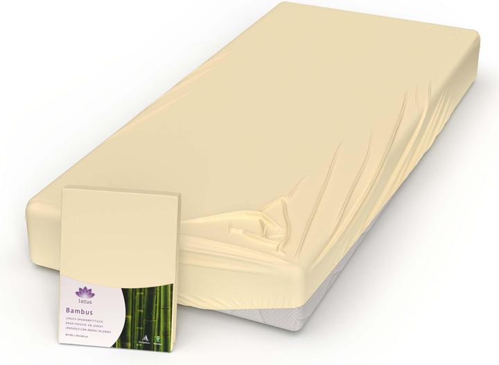 Immagine prodotto Lotus Bettwaren Lenzuolo matrimoniale in bambù (140 x 200 cm, 160 x 200 cm)