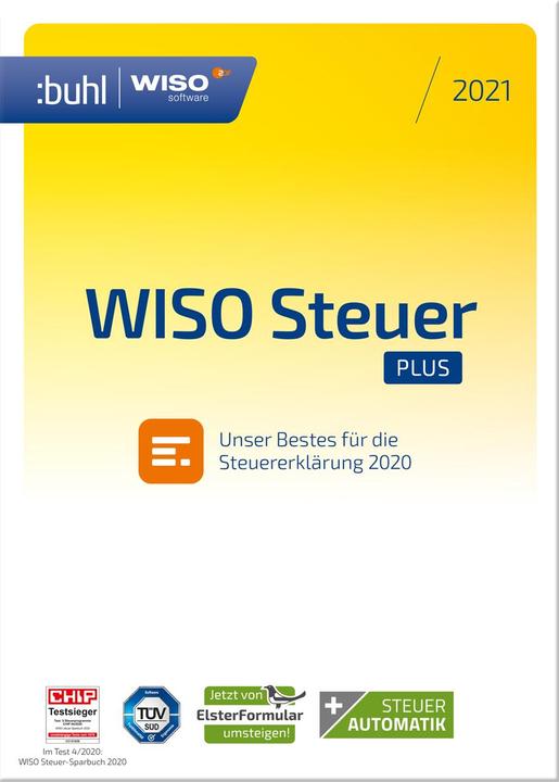 Actual product image Buhl Data Service Wiso Steuer Plus 2021 (1 User, 1 Devices/Users, 12 months)