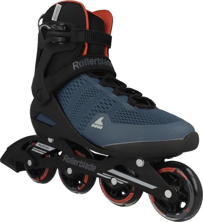 Produktbild Rollerblade Sirio 80 Inline Skate Men (Grösse: 42.5 (M=27.5), dunkelblau/schwarz/orangero (42.5)