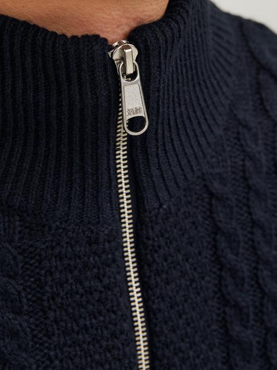 Immagine prodotto Jack & Jones Zip a quarto di dollaro monocolore Zip a quarto di dollaro (XXL)