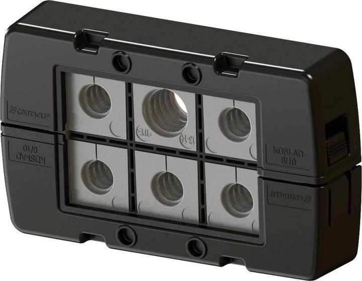 Image du produit Conta-Clip KDSI-SET 6/10 BK Passe-câble Polyamide 6.6 Noir 1 pc. (Trou de câble, 10.60 cm)